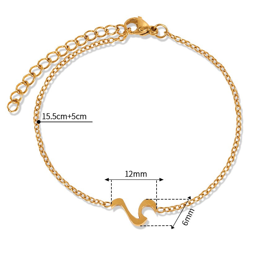 Mini wave bracelet