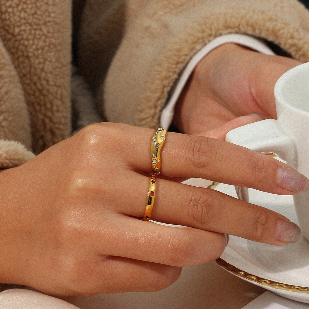Justine star rings