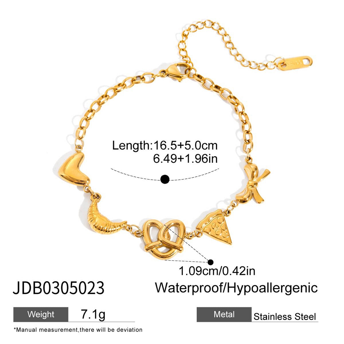 Love pretzel bracelet