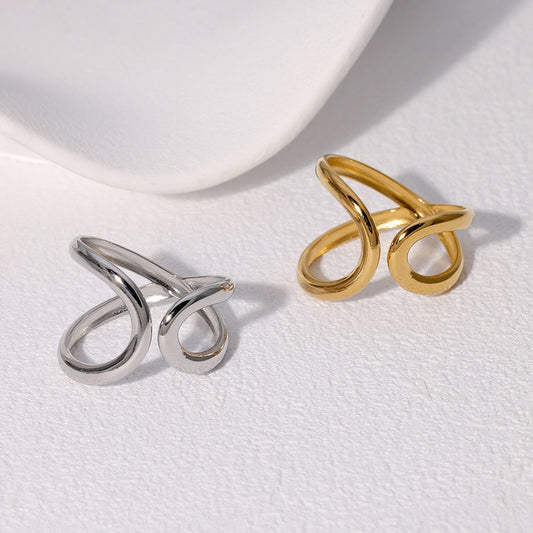 Double lines ring