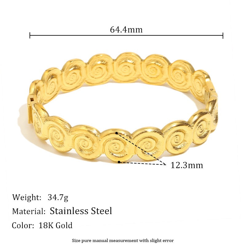 Swirl Round bangle