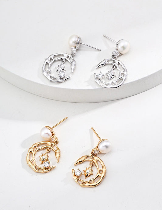Central Moonlight sky earrings