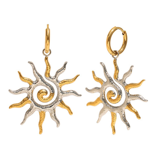 Two tones sun hoops